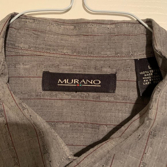Murano Classic Dress Shirt Button Up Large - Picture 2 of 4